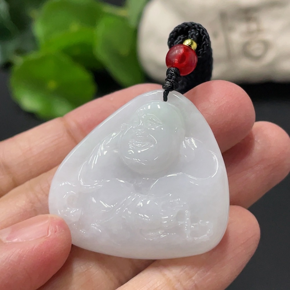 F29387768 Jadeite Pendant Buddha Total Weight Approx. 16.95g