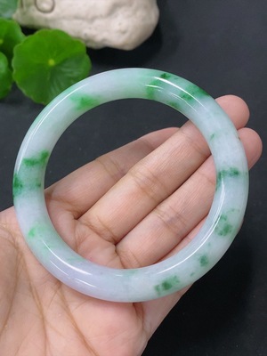 F33849668 Jadeite Round Bangle Size 54.8mm Total Weight Approx. 51g