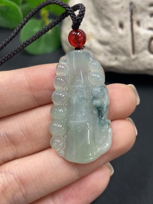 F11201907 JadeitePendant Bamboo Joint