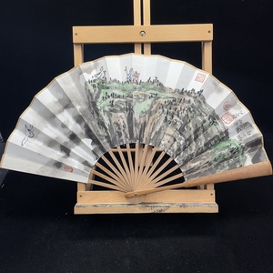 W43117994 杨海永《文人扇面》纸面国画 无外框 约58*28cm