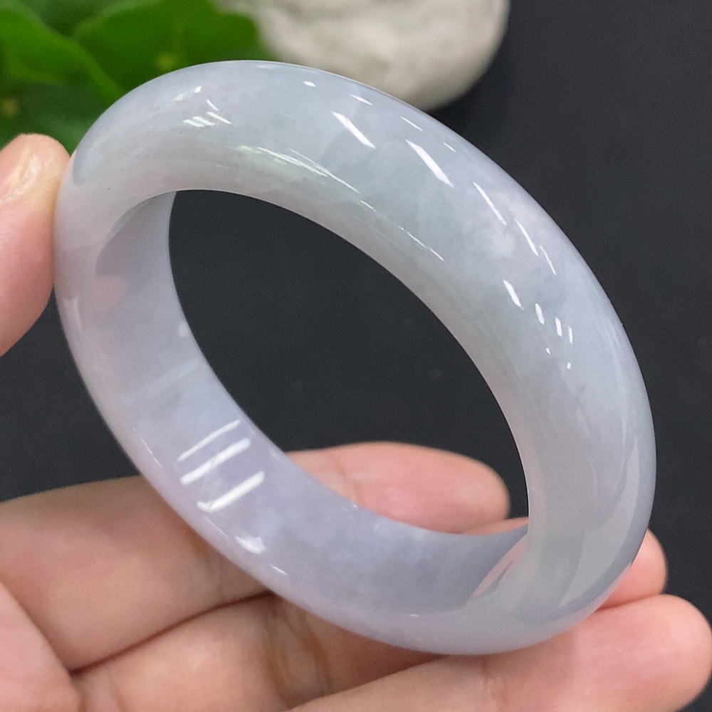F35127277 Jadeite round bracelet size 50.9 total weight approx. 61.6g (broken/damaged)