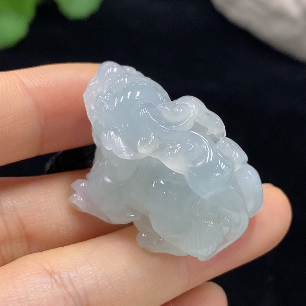 F30501224 Jadeite Pendant Pixiu with Cord Total Weight Approx. 25.85g