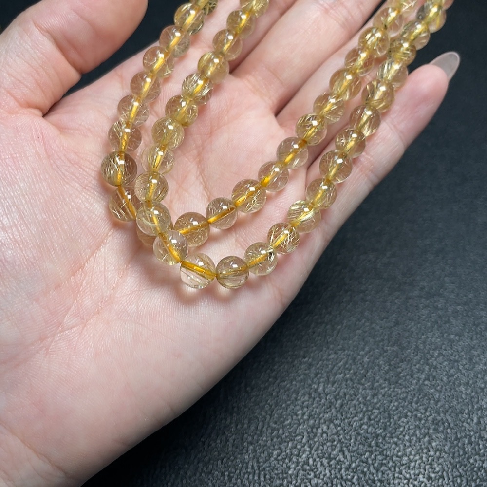C34008868 Crystal Bead Strand Total Weight Approx. 38.85g Size About 7.2mm