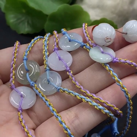 F35133398 Jadeite Bracelet/Round Bead Earrings Non-Gold Setting with Non-A Grade Beads Total Weight Approx. 17.85g