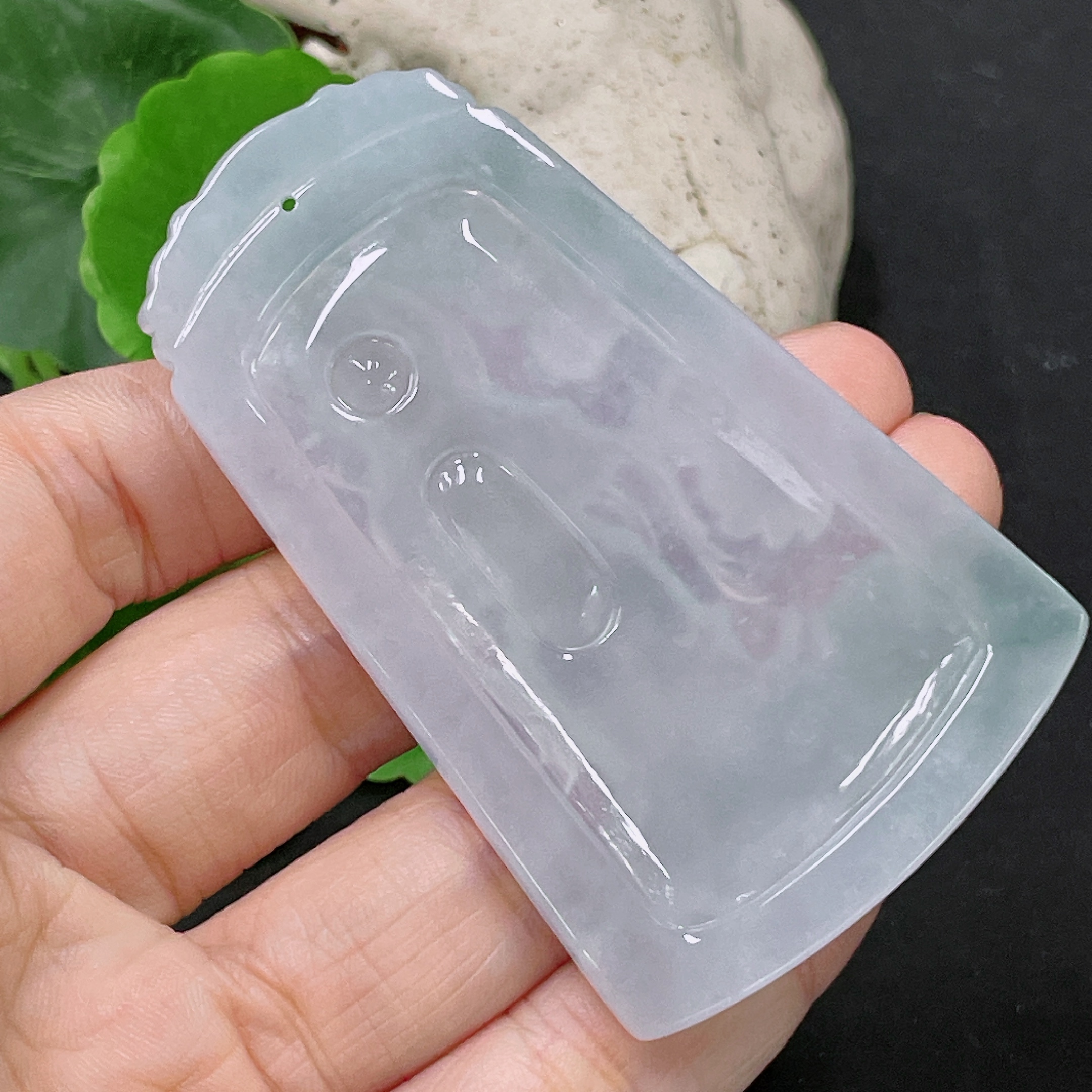 F33943770 Jadeite Guanyin Pendant, Total Weight Approx. 36.7g