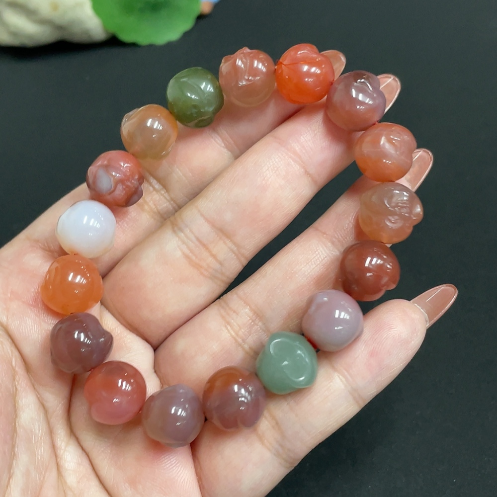 H35099967 Yanyuan Agatha Buddha Bead Bracelet