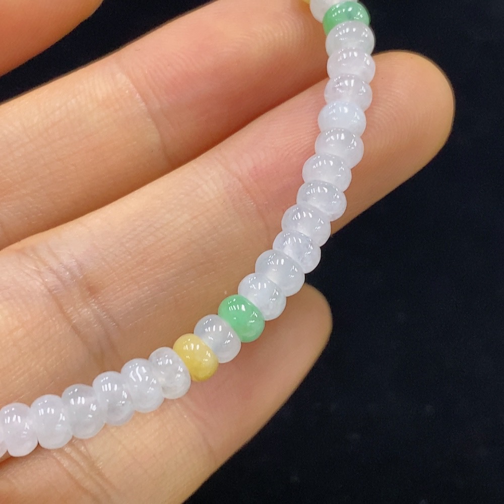 F35134521 Jadeite Bracelet 4.3mm Approx. Total Weight 7.82g
