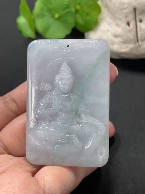 F34057826 Jadeite Guanyin Pendant Total Weight Approx. 28.63g