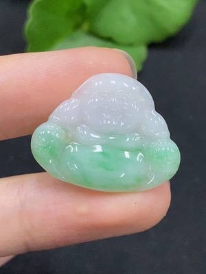 F32786863 Jadeite Buddha Inlay Piece Total Weight Approx. 2.07g