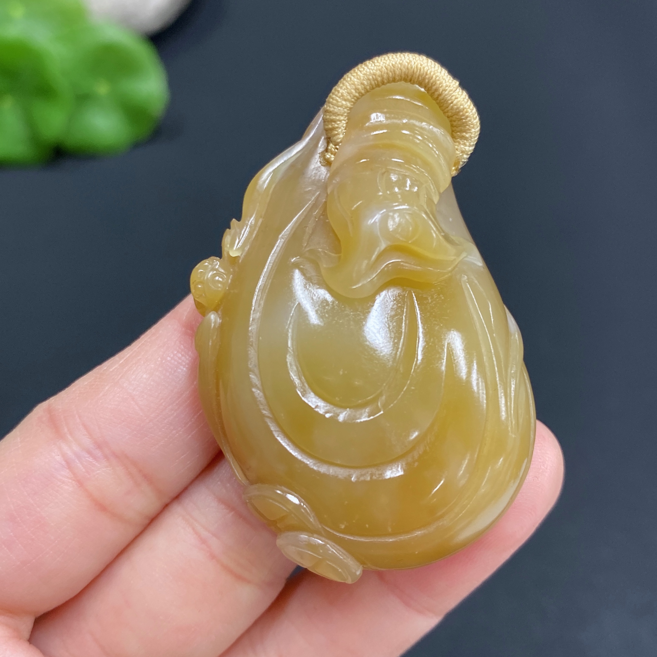 H27126916 Hetian Jade Pendant    Lucky Bag   Total Weight: Approx. 36.6g