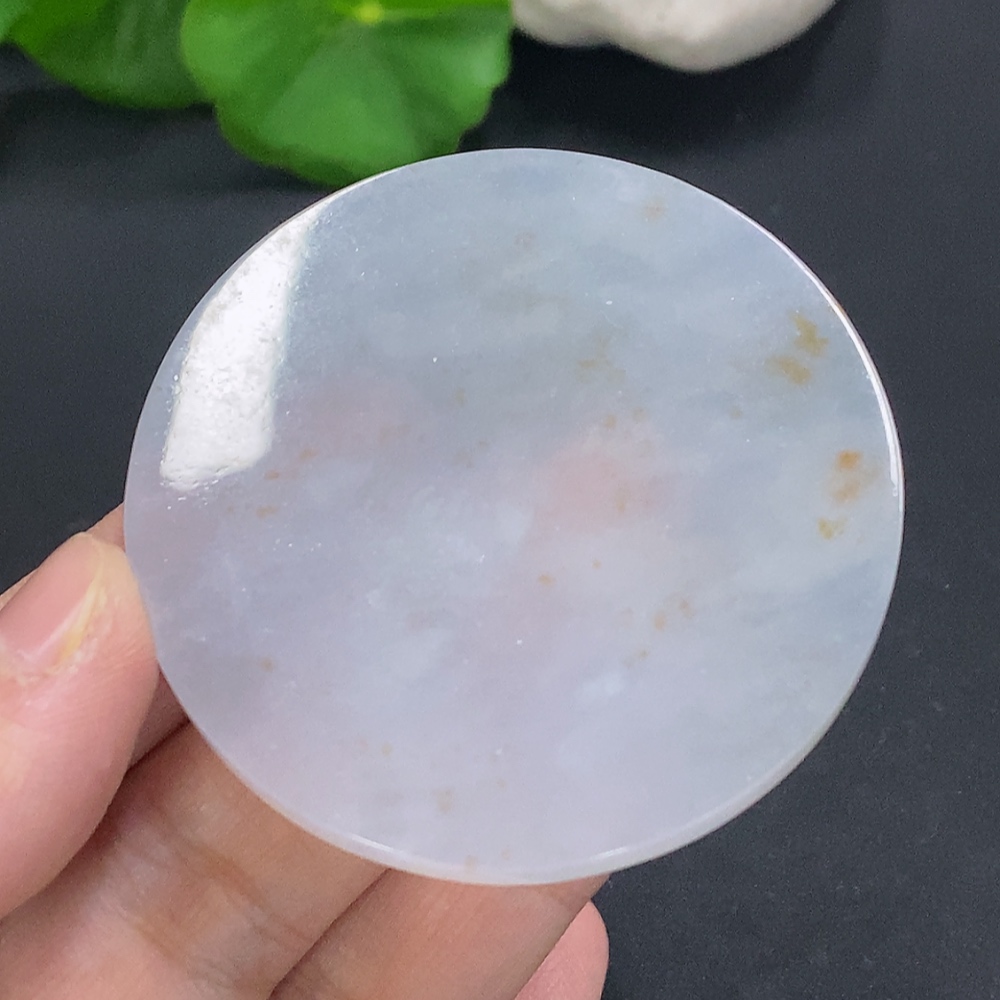 F27058059 Jadeite Plain Pendant Mounting Piece Total Weight Approx. 38.2g