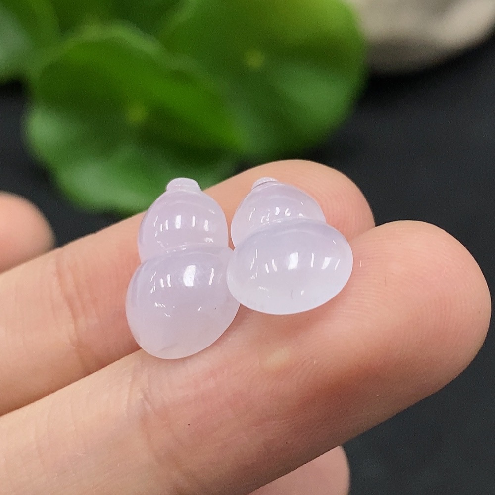 F34964548 Jadeite Gourd Inlaid Pieces Sell as a Lot