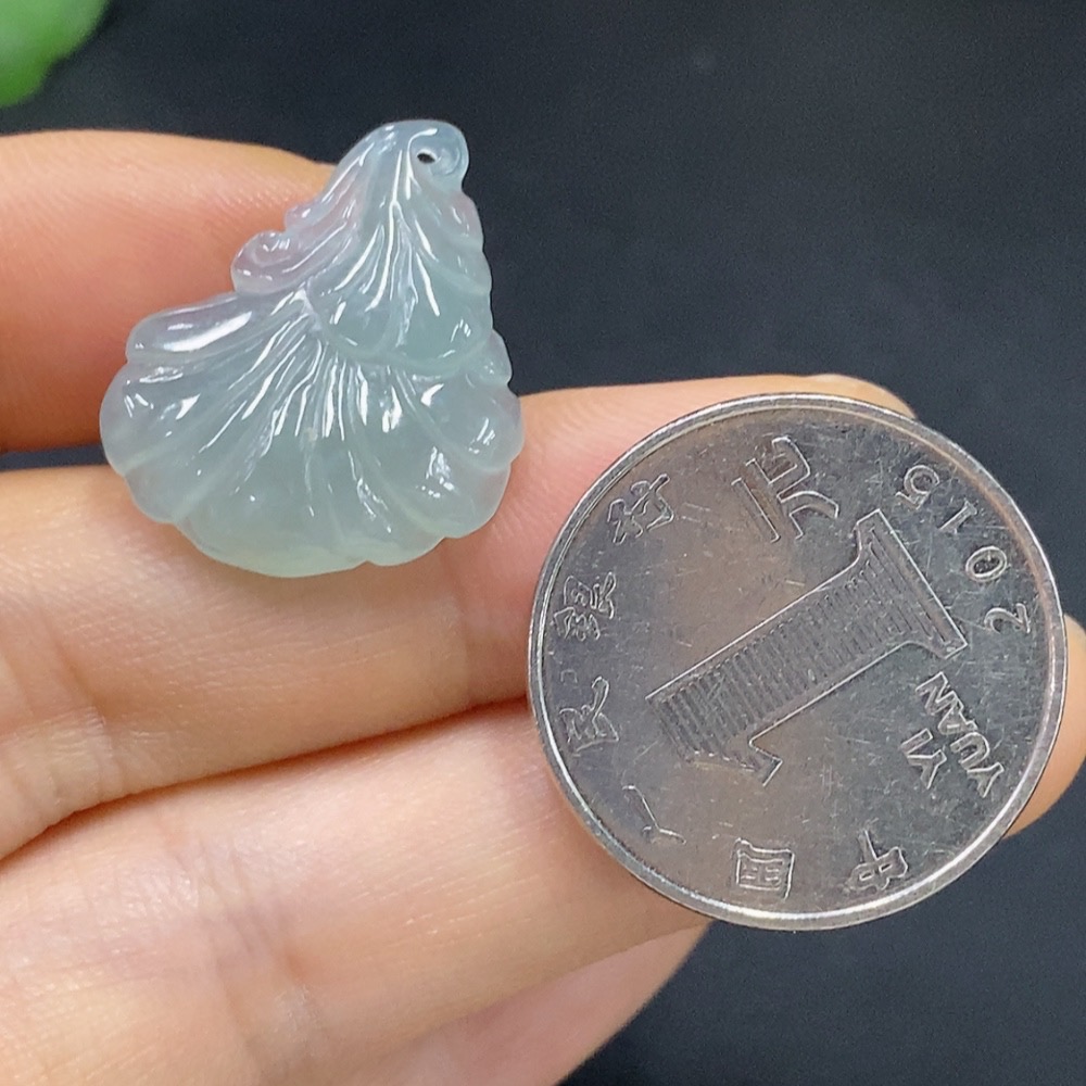 F27089385 Jadeite Cabbage Pendant Total Weight Approx. 3.15g