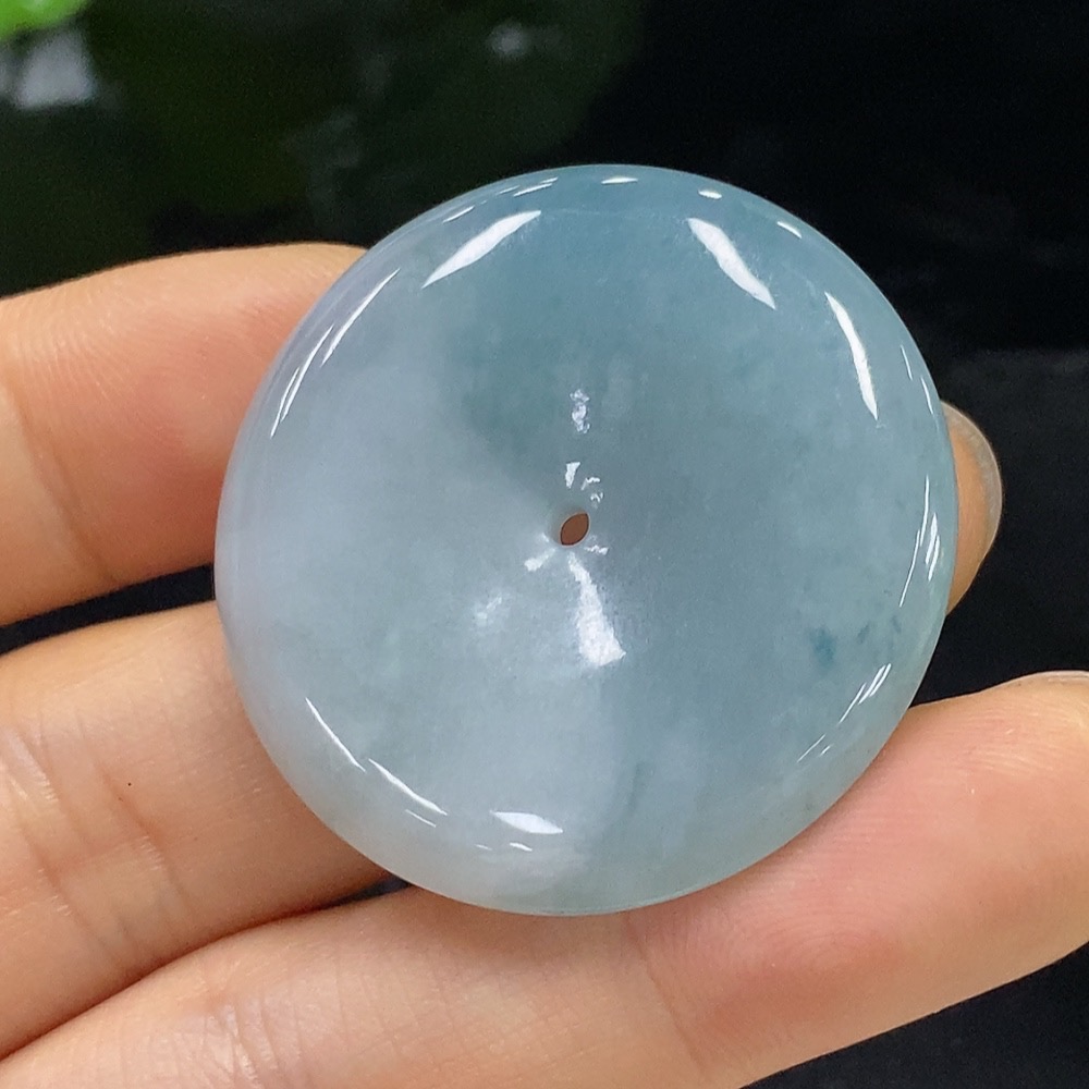 F26029756 Jadeite Safety Buckle Pendant Total Weight Approx. 15.27g