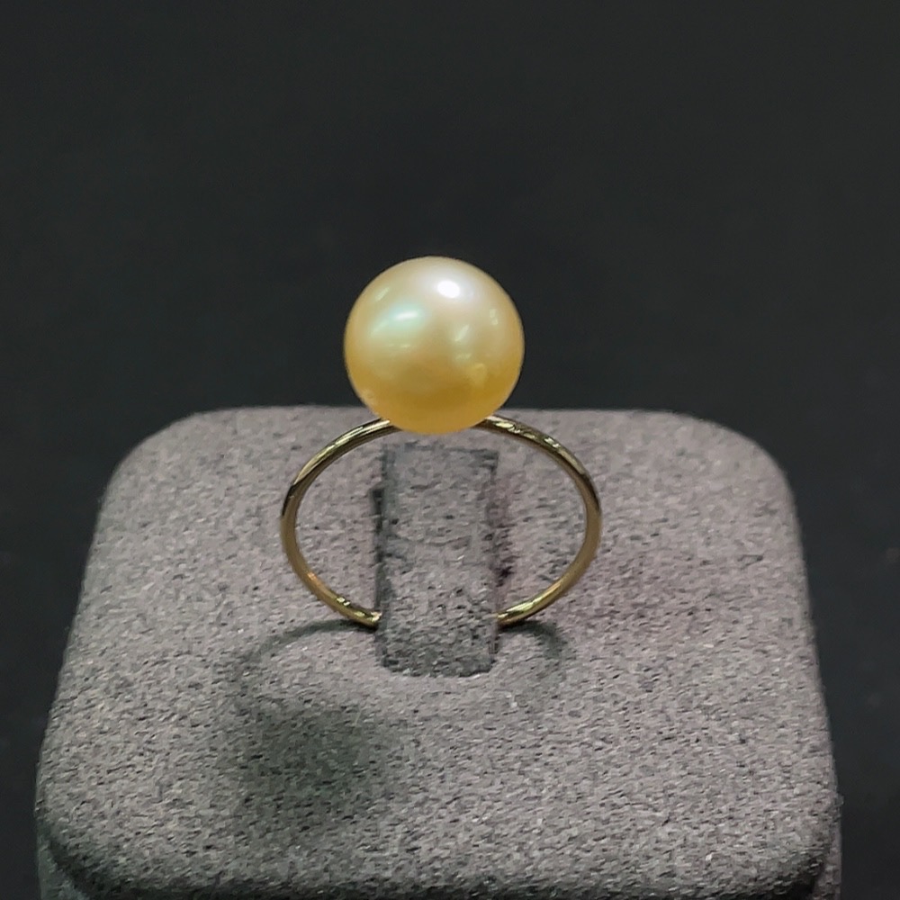 C29343474 Seawater Pearl Ring Total Weight Approx.1.84g Size 9.9mm Gold Content 46%