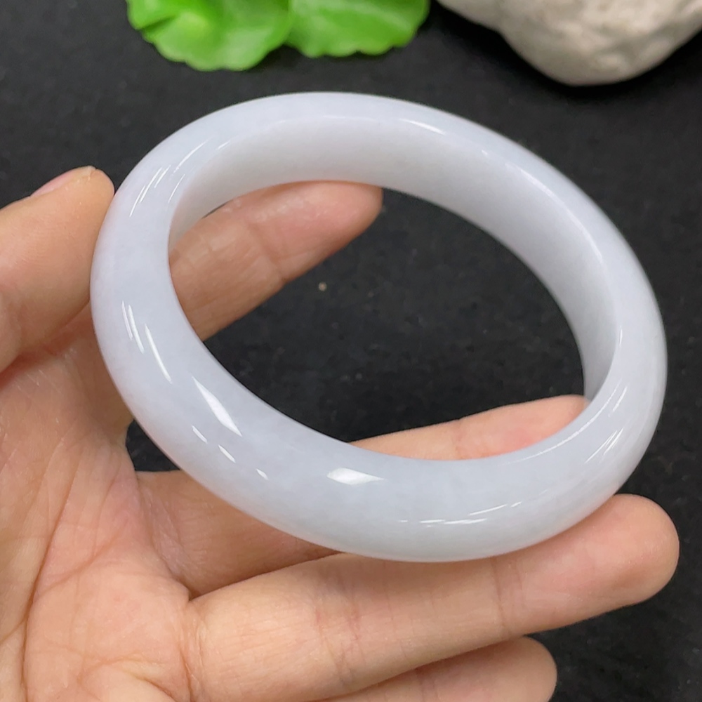 F31613116 Jadeite Round Bangle Size 55.7 Total Weight Approx. 58.46g