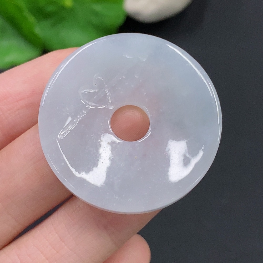 F29392361 Jadeite Donut Pendant Total Weight Approx. 15.1g