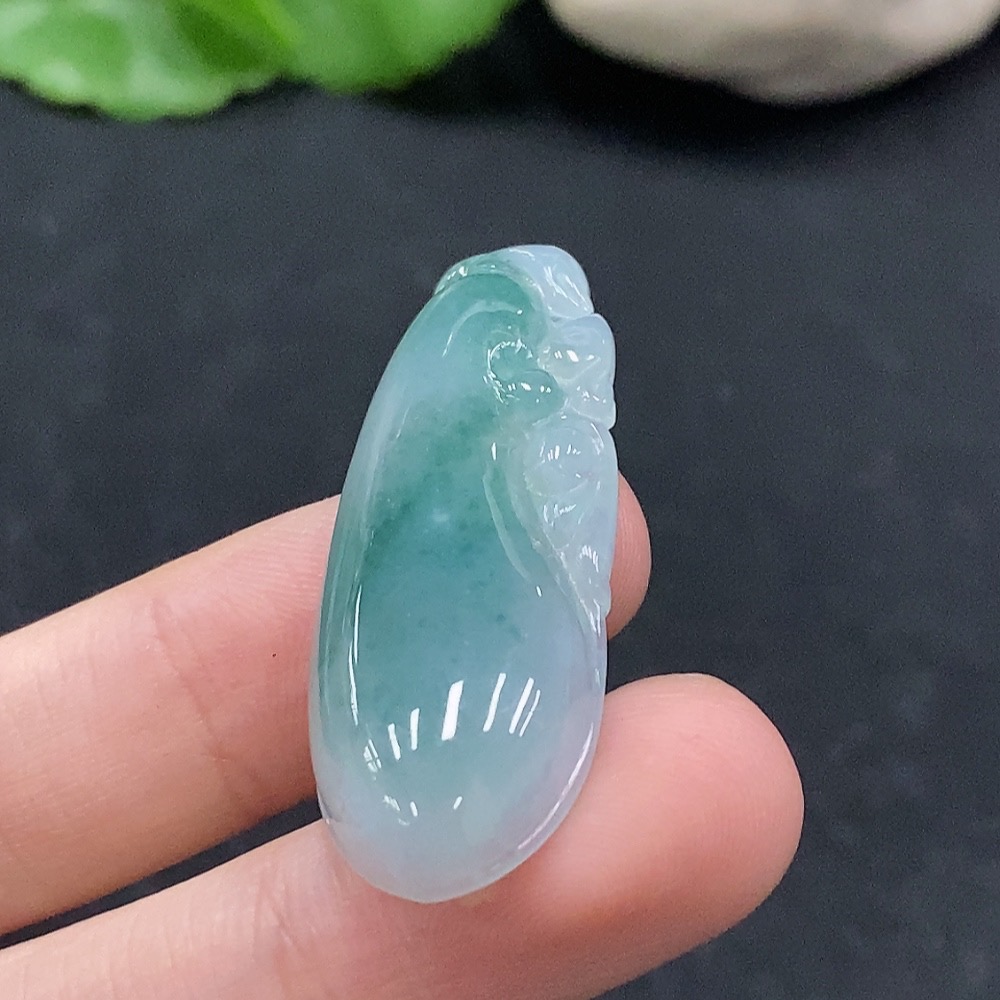 F34963744 Jadeite Pendant Lucky Melon Total Weight Approx. 6.82g