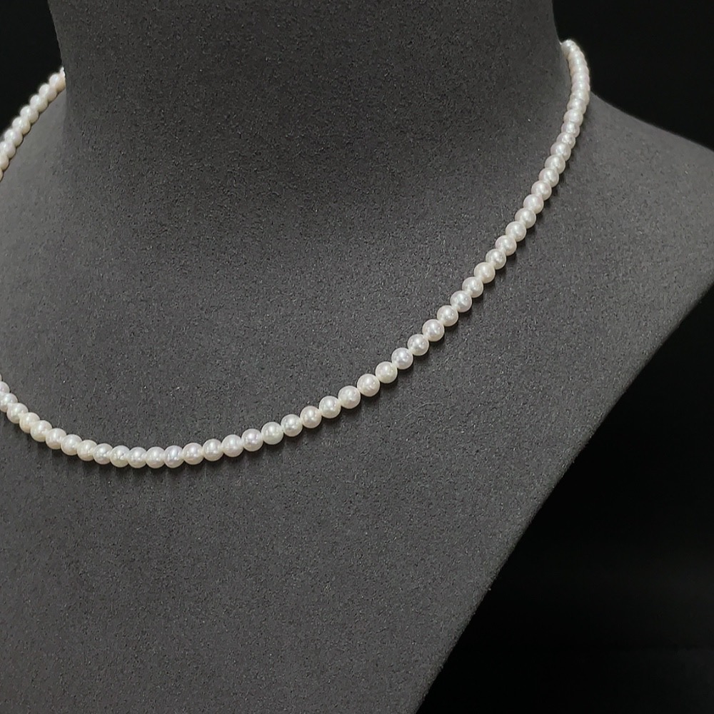 C30510073 Pearl Beaded Necklace Non-Gold Setting Approx. 3.7mm Total Weight About 7.86g