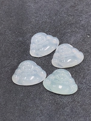 F35137129 Jadeite Buddha Inlaid Pieces Sell as a Lot