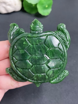 H17914473 Hetian Jade Pendant Turtle Total Weight Approx.82.78g