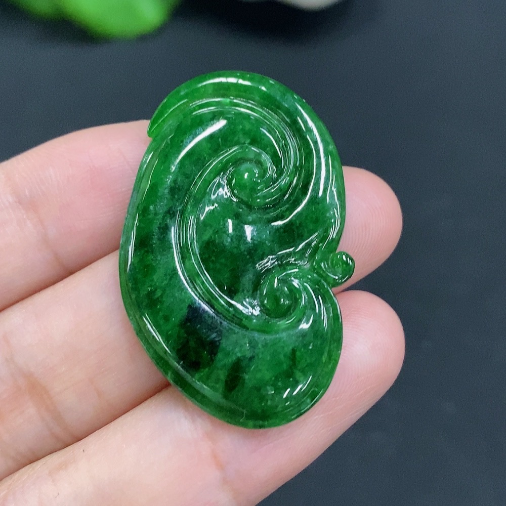 F24812459 JadeiteRuyi Pendant, Total Weight Approx. 4.2g