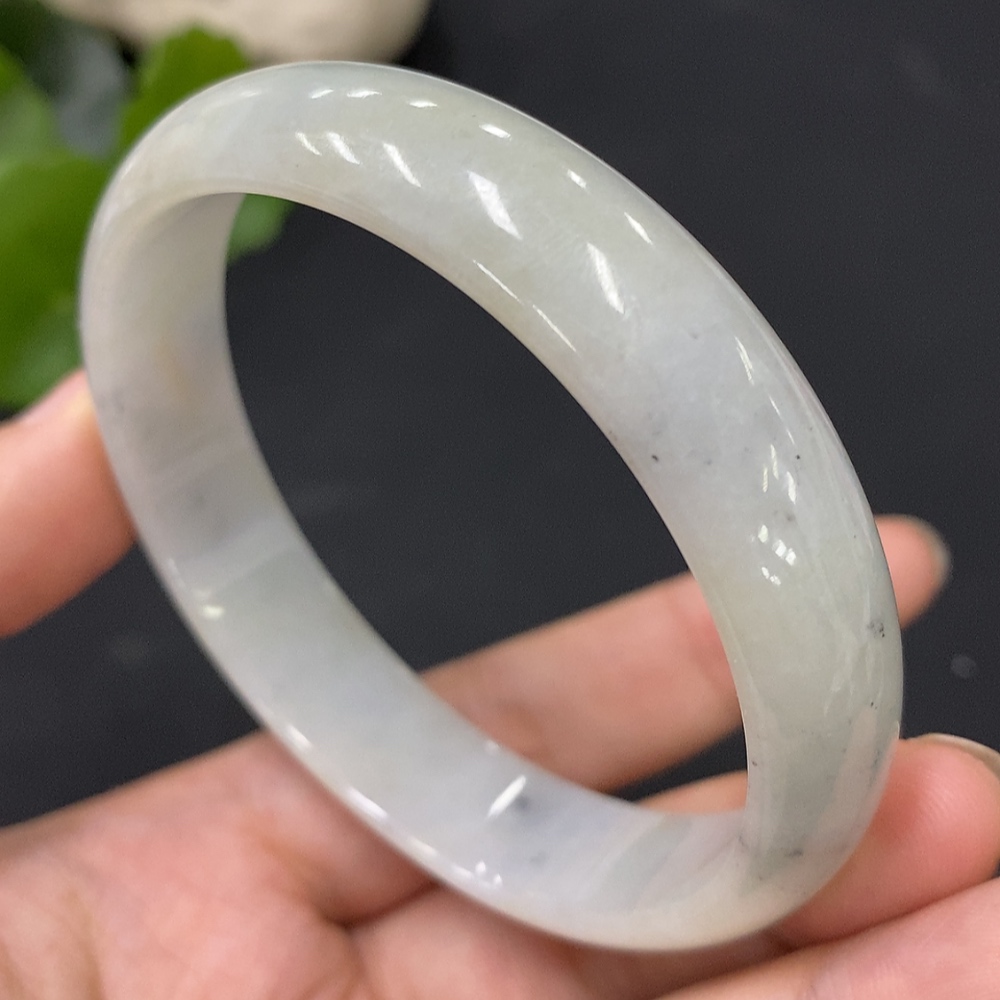 F27179453 Jadeite round bracelet total weight approx. 42.8g size 60