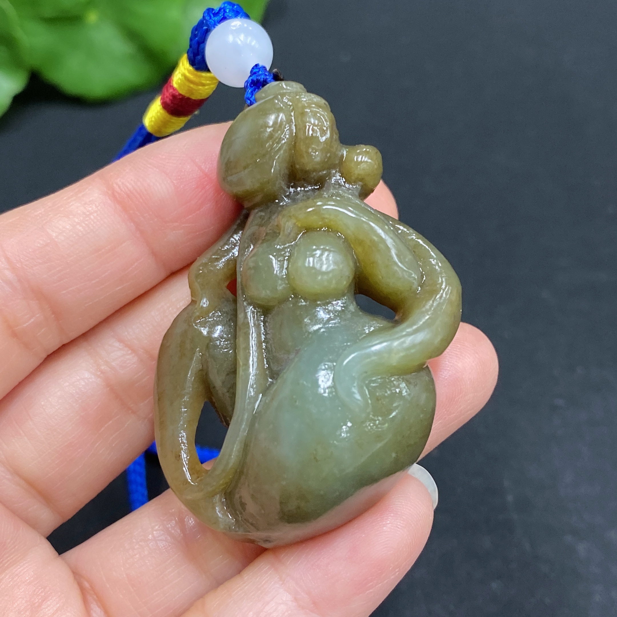 H31583727 Hetian Jade Handheld Piece: National Beauty and Heavenly Fragrance