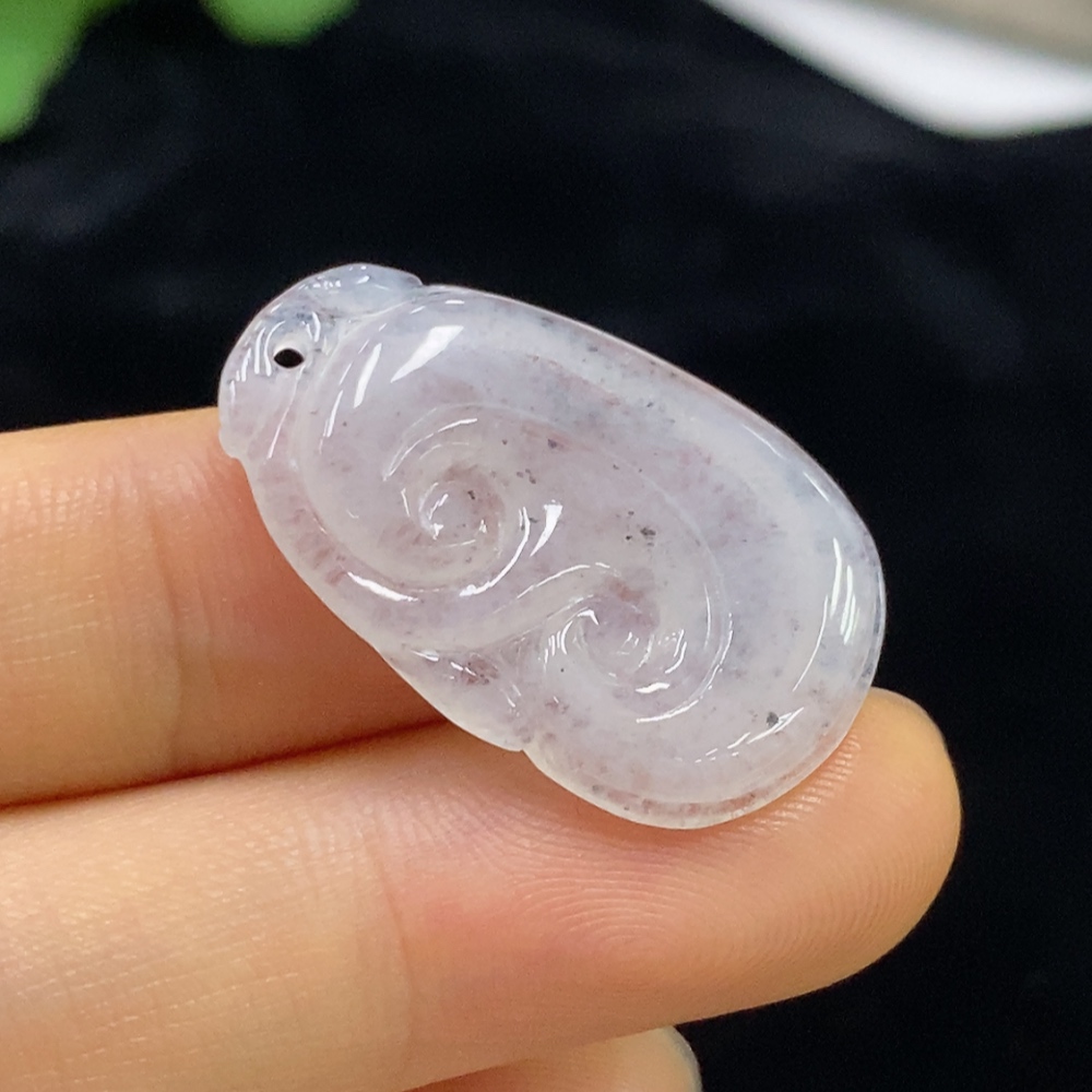 F34949153 Jadeite Ruyi Pendant Total Weight: Approx. 3g