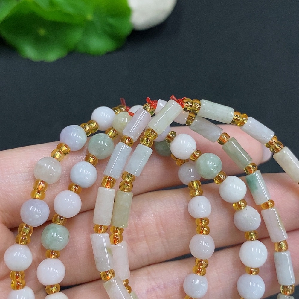 F34035716 Jadeite Bracelet Sell as a Lot with Non-Jadeite Beads