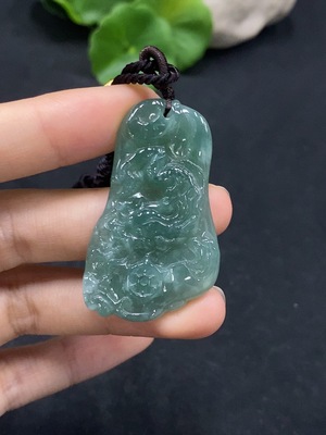 F30549660 JadeiteDragon Pendant (Total weight: approx. 13.5g)