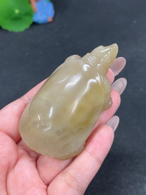 H41946420 寿山石手把件 富甲天下 货品总重约95.4g