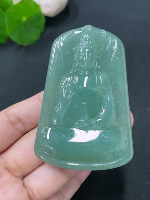 F31595146 Jadeite Pendant Guanyin Total Weight Approx. 42.59g