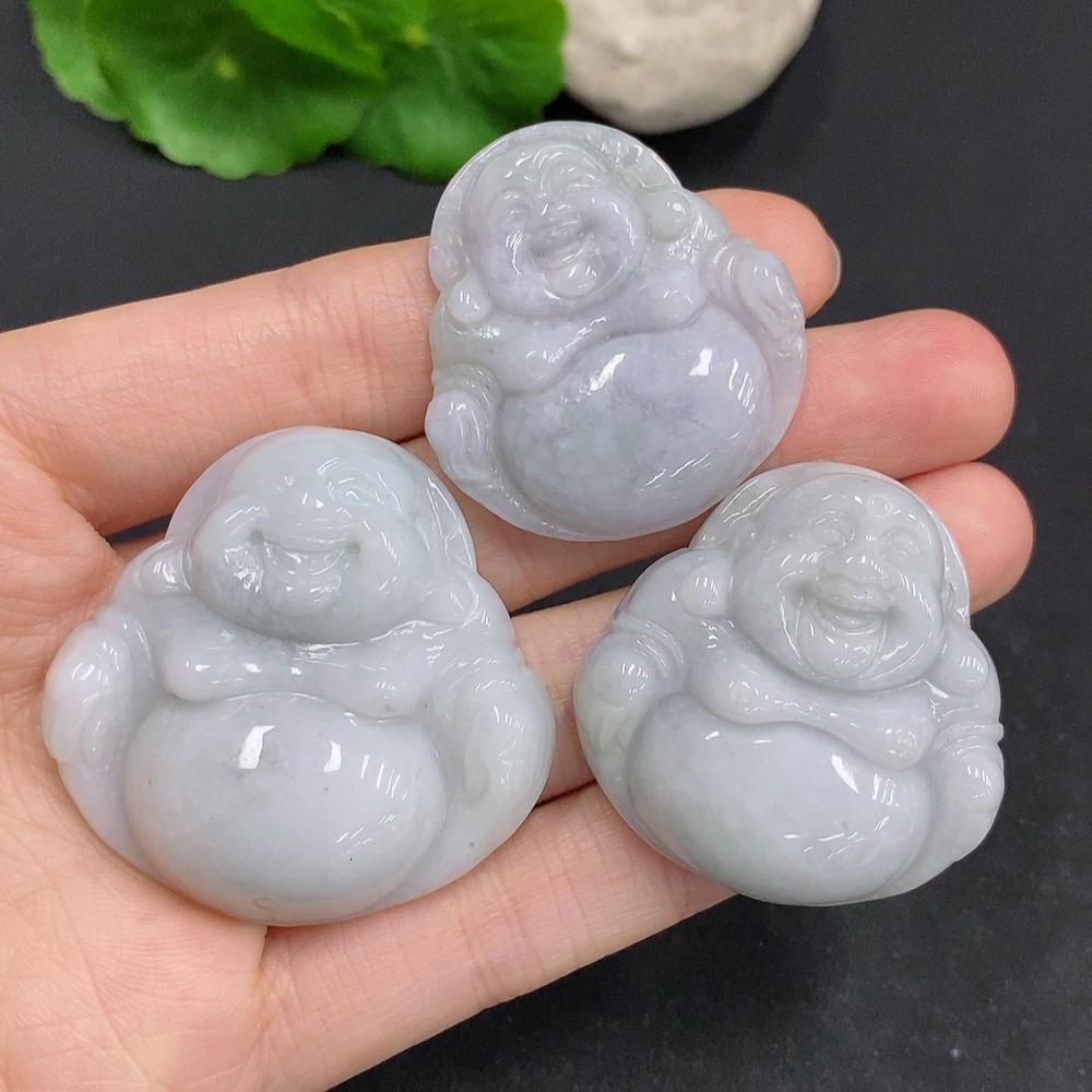 F32793849 JadeiteBuddha Pendant Set Wholesale