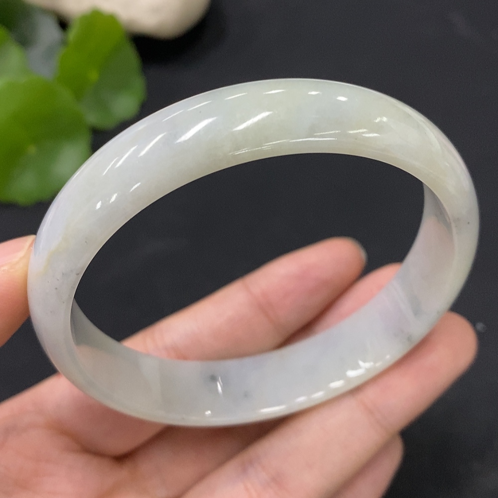 F27179453 Jadeite round bracelet total weight approx. 42.8g size 60