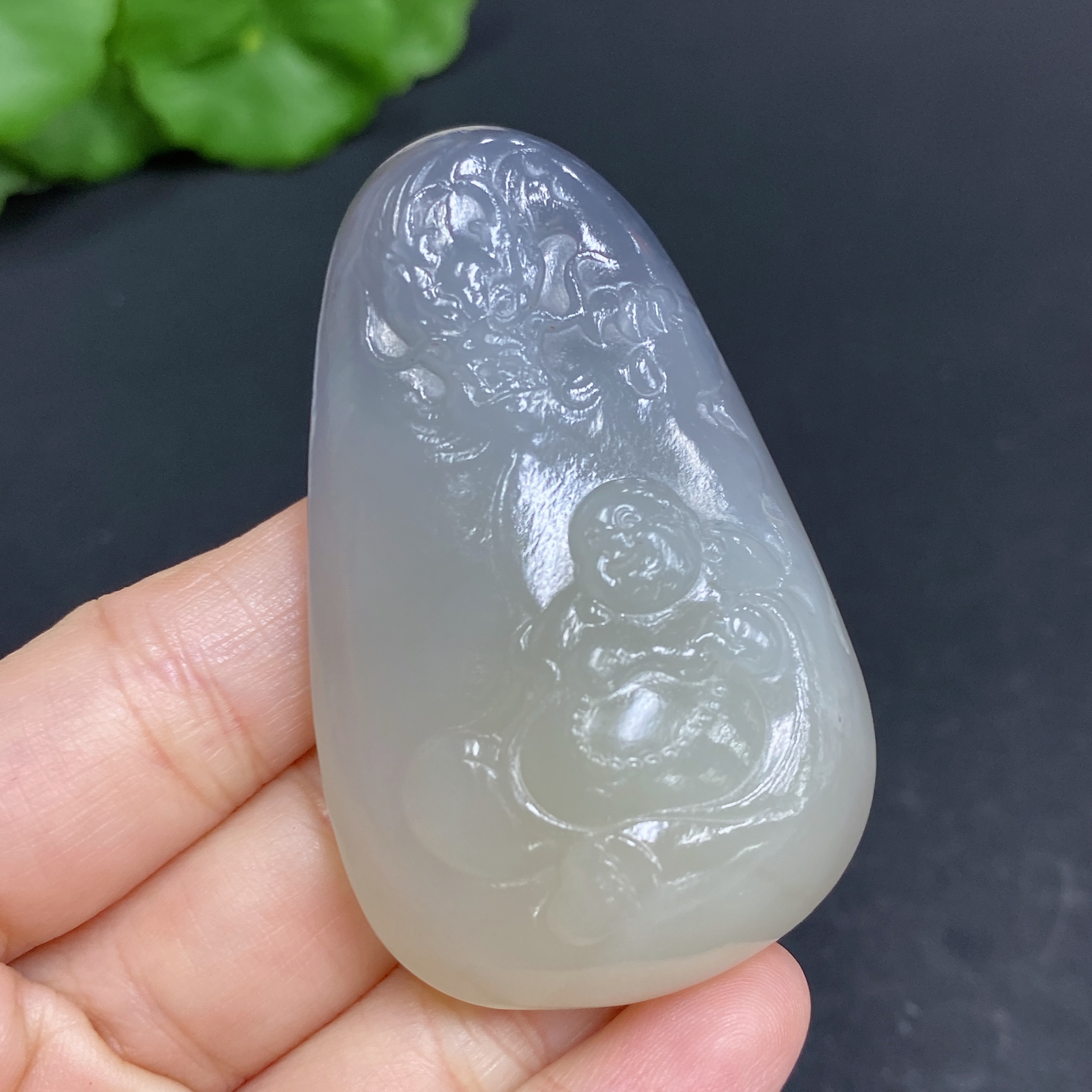 H33902961 Hetian Jade Pendant, Buddha, Total Weight Approx. 52.1g