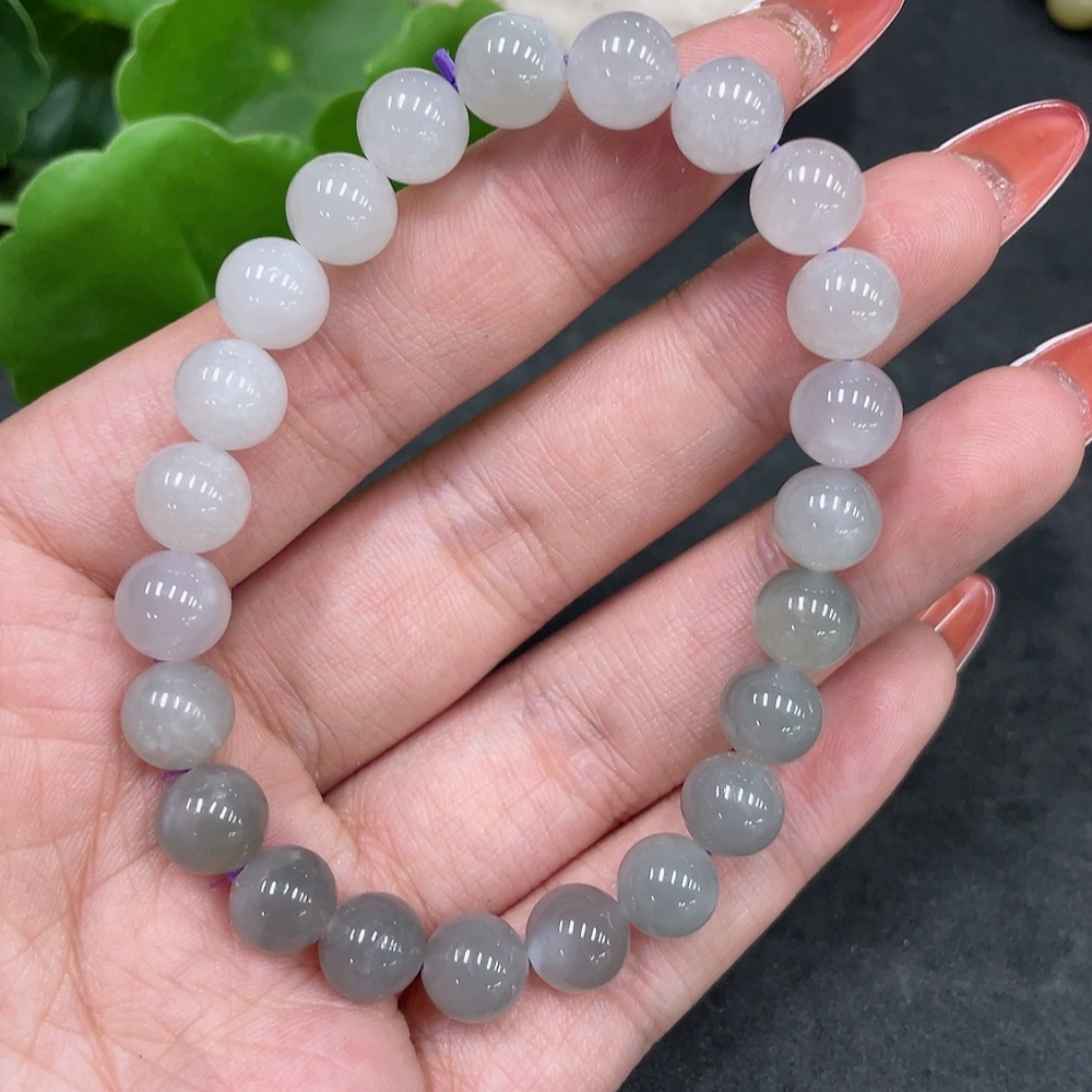 H34960343 Hetian Jade Bracelet Approx. 7.8mm Total Weight Approx. 18.2g