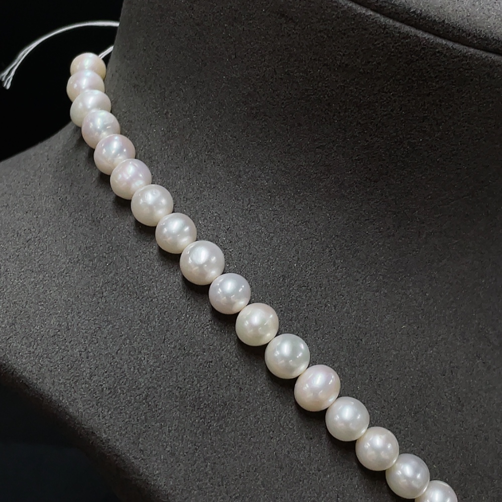 C29369047 Pearl bead chain, total weight approx. 35.43g, size approx. 7.4mm