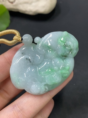 F29322298 JadeitePendant (Total Item Weight Approximately 32.47g, Cord Not Included)