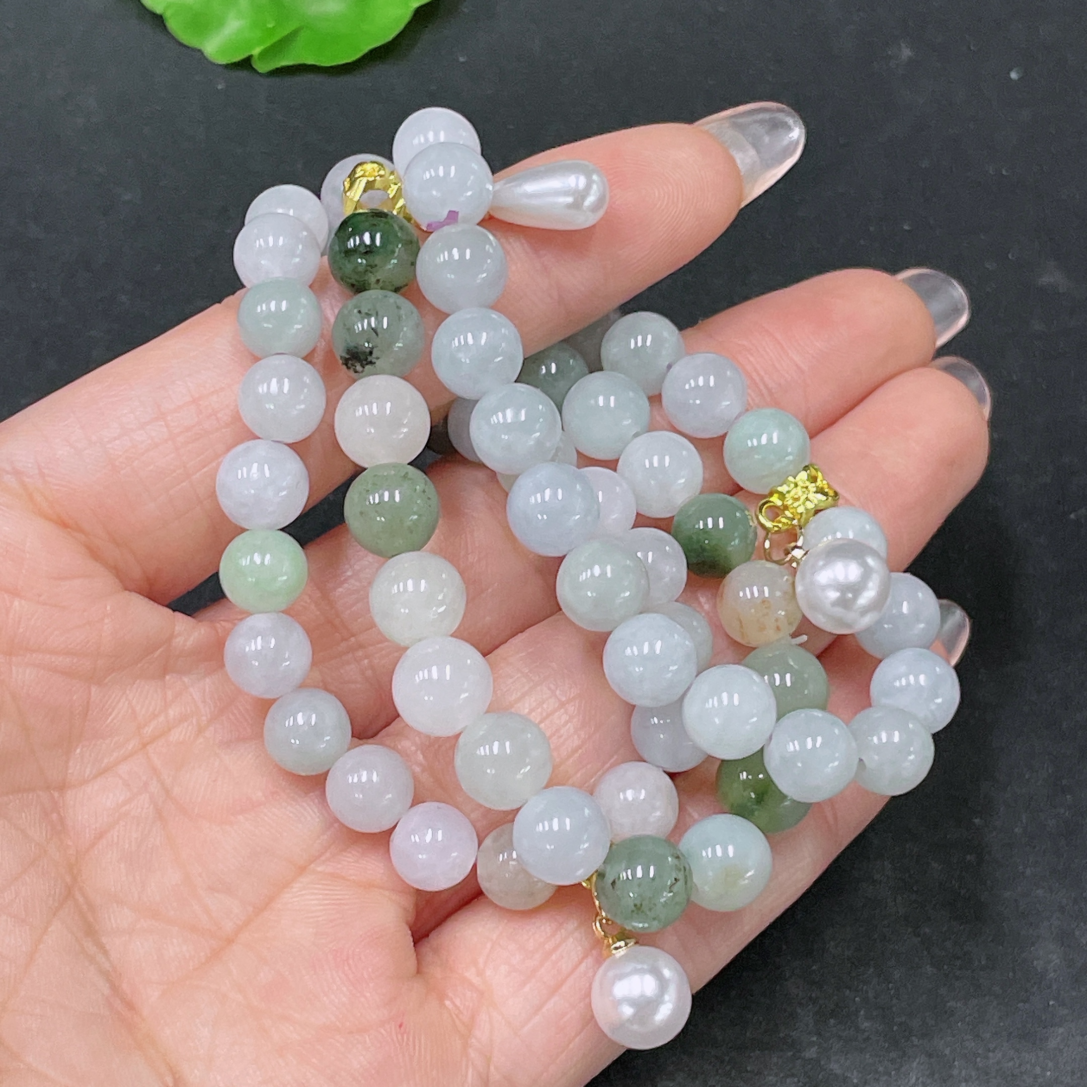 F34064158 Jadeite Bracelet Sell as a Lot Non-Grade A Beads