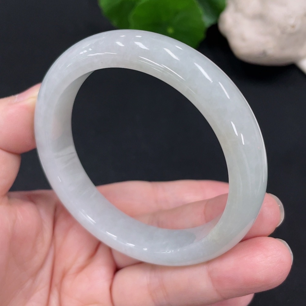 F29397789 Jadeite Round Bangle Size 55.3 Total Weight Approx. 54.1g