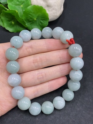 F33940586 Jadeite Bracelet Total Weight Approx.81.4g Size 13.5mm