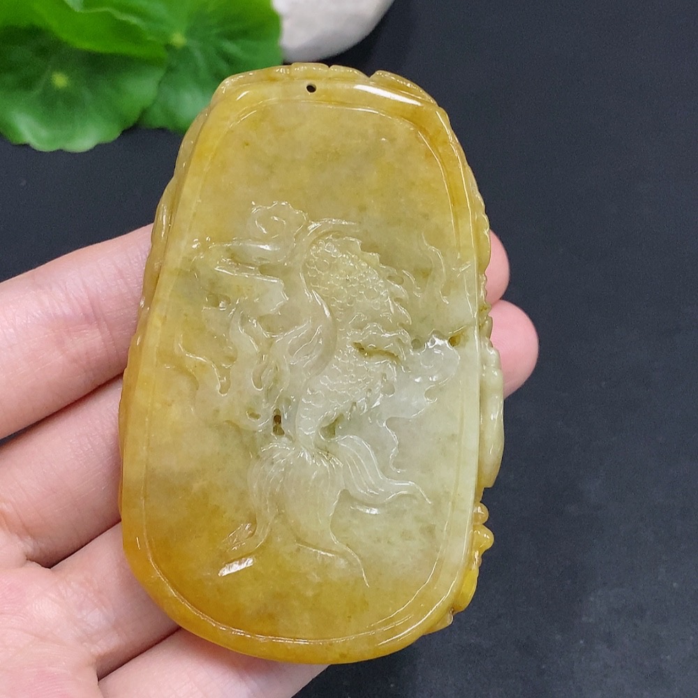 F31646249 Jadeite Amitabha Pendant