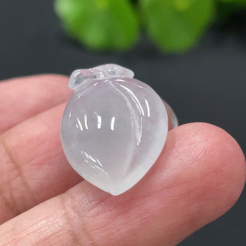 F32756250 Jadeite Fu Peach Pendant, Total Weight Approx. 2.56g