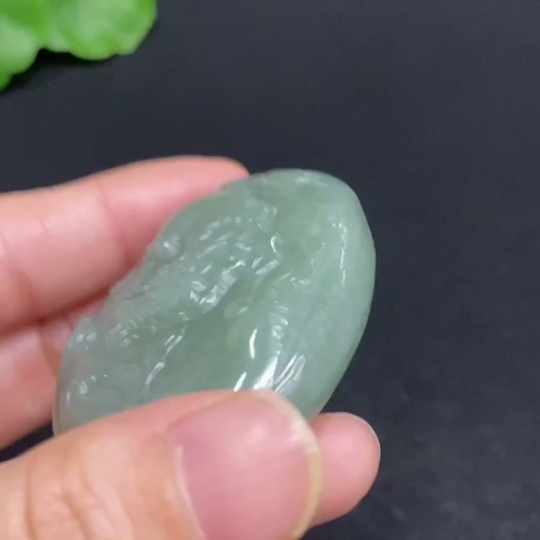 H32812504 Hetian Jade Pendant, Auspicious Beast, Total Weight: Approx. 47.5g