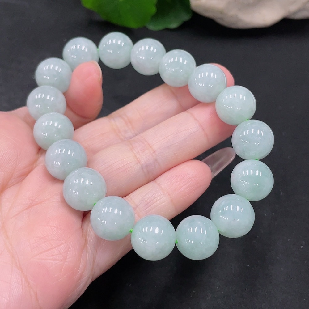 F35129103 Jadeite Bracelet  12.2mm approx.  Total Weight about 56.43g