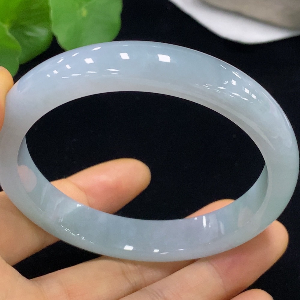 F35135393 Jadeite Round Bracelet Size 61.9 Total Weight Approx. 58.2g