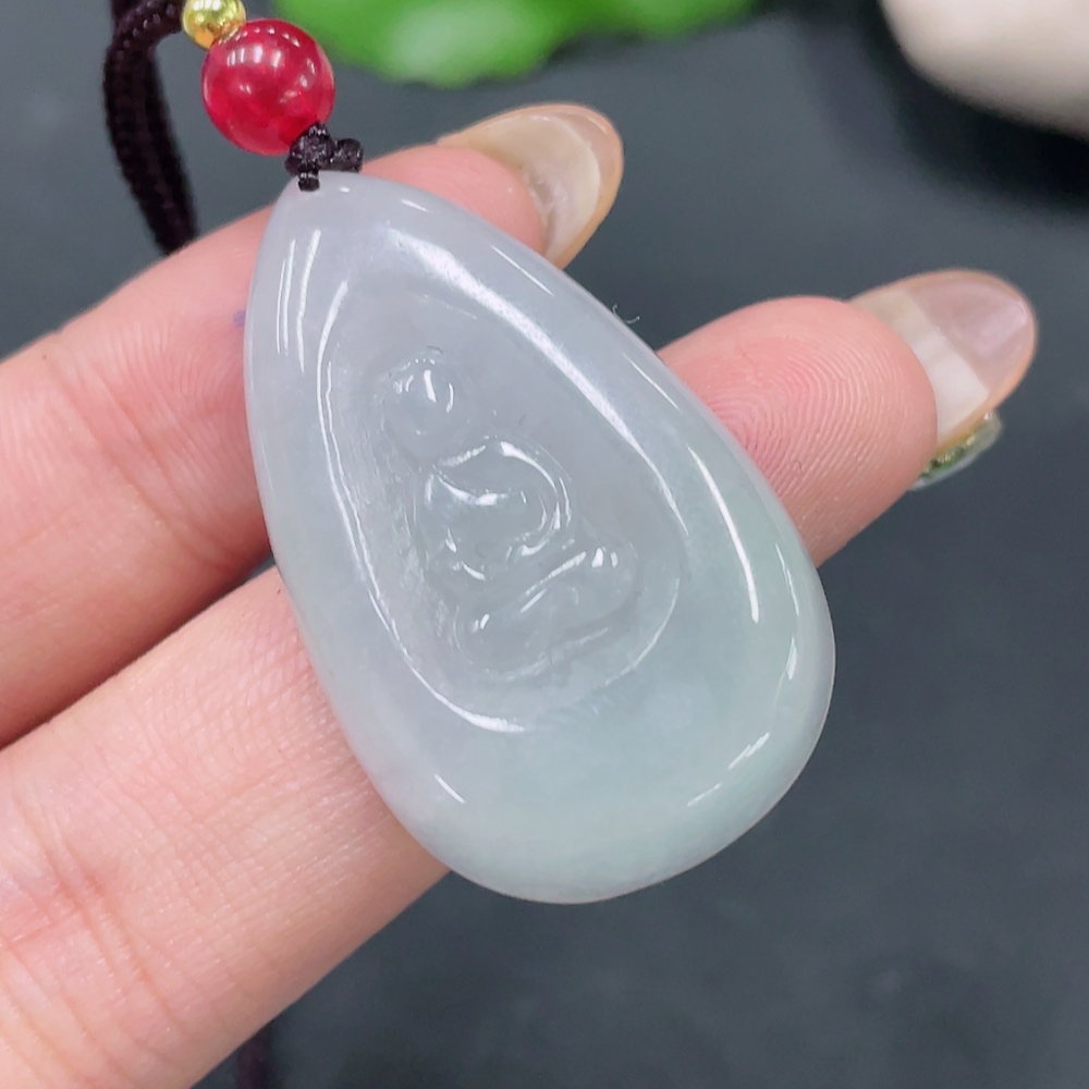 F18058251 Jadeite Enlightenment Pendant Total Weight 9.815g