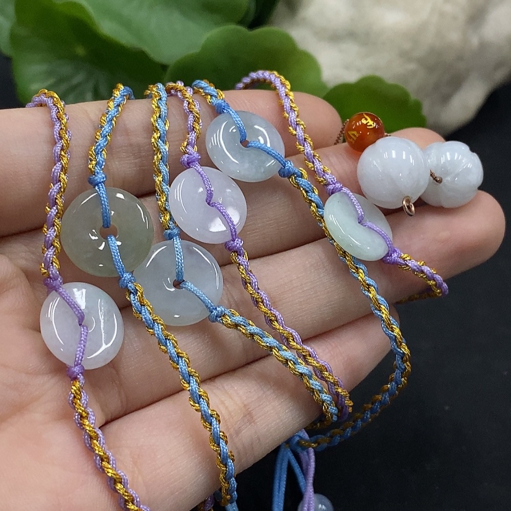 F35133398 Jadeite Bracelet/Round Bead Earrings Non-Gold Setting with Non-A Grade Beads Total Weight Approx. 17.85g