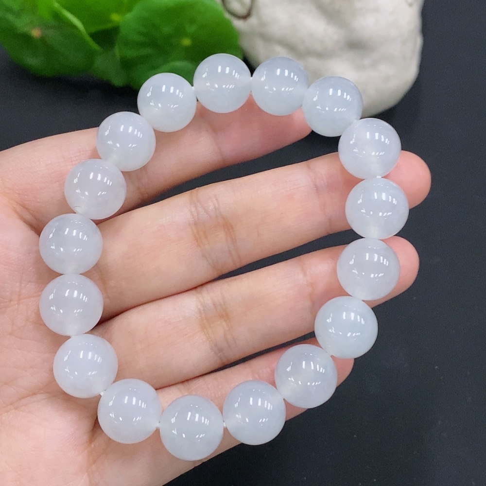 F32825102 Jadeite Beaded Necklace Approx.11.7mm Total Weight Approx.49.3g